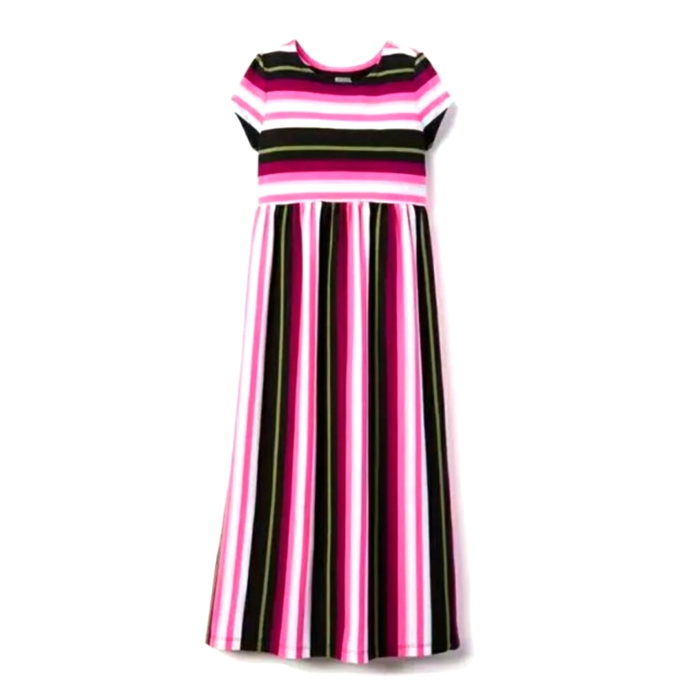 Gymboree Stripe Maxi Girl dress multi color Vintage Inspired Y2K Cottagecore